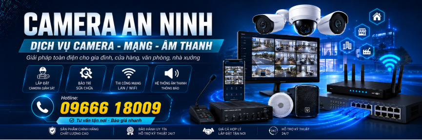 Lắp đặt camera chỉ <br> <b>950K</b>