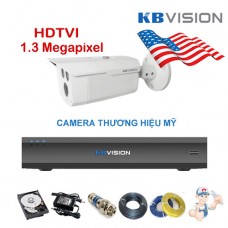 Bộ camera thân KBVISION 1.3 Megapixel  KIT-KB1303C