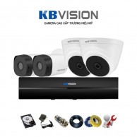 Bộ 4 camera HDCVI 2.0 MP KBVISION