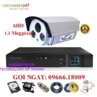 Bộ 1 camera KAWAVISION thân hồng ngoại 1.3 MP