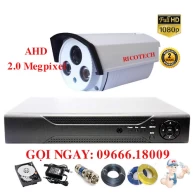 Bộ 1 Camera Thân Ricotech 2.0 Megapixel