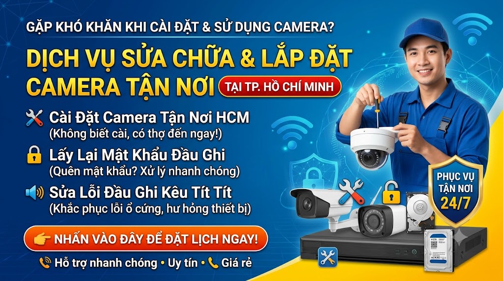 dịch vụ sửa chữa - camera